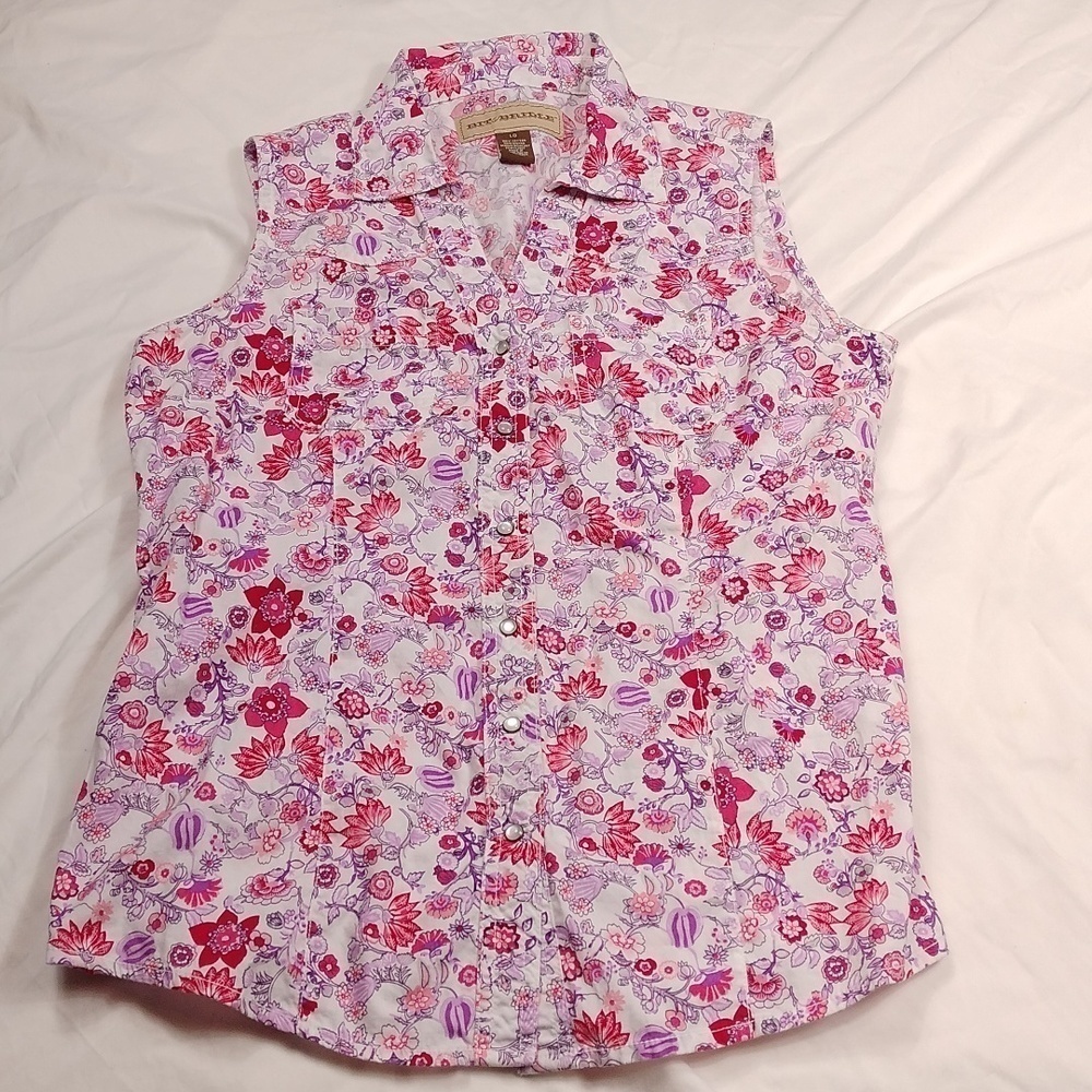 Bit & Bridle women's large sized sleeveless blouse